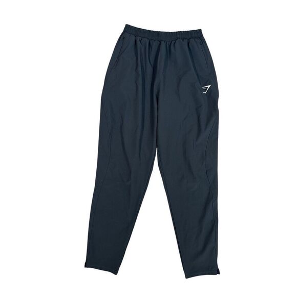 Gymshark Everyday Woven Pants Black Women’s S Tapered Leg Elastic Pull on Gym - Picture 4 of 13